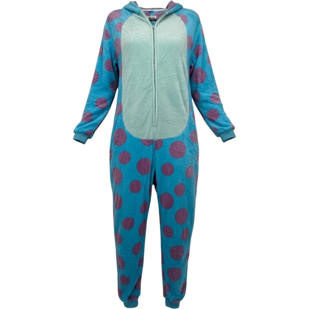 Dressber Sulley Monsters Inc Plush Onesie Costume Oversized Loungewear Large